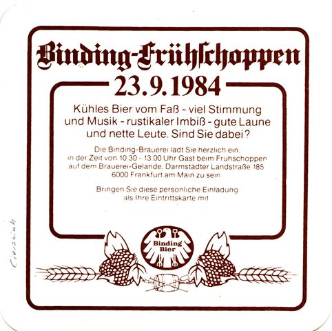 frankfurt f-he binding pferde 8b (quad450-frühschoppen 1984-schwarz)